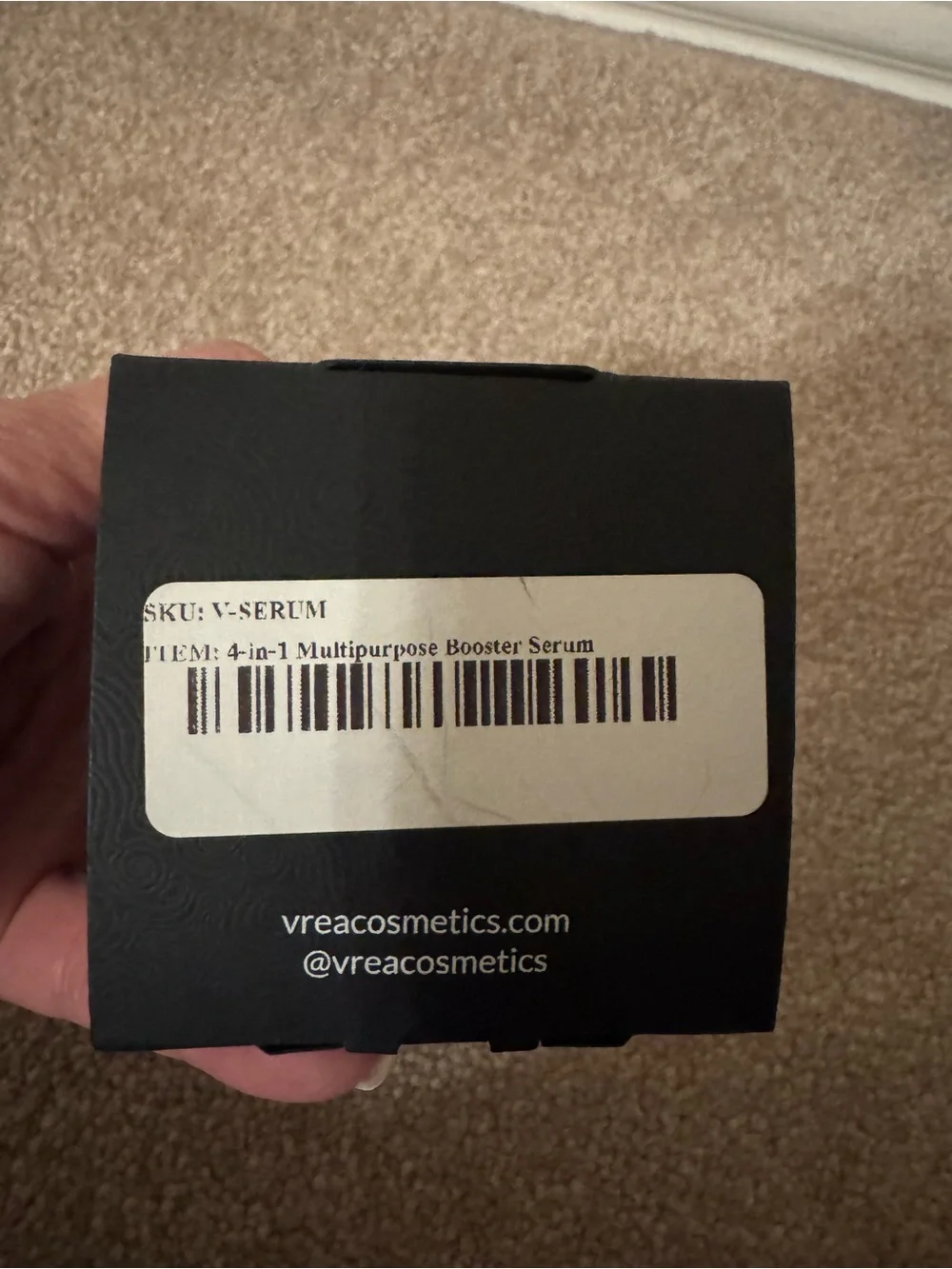 VREA 4-in-1 Multipurpose Booster Serum - Black